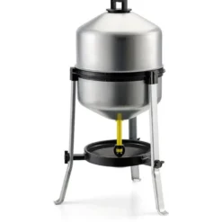 Abreuvoir en acier galvanisé sur pieds de 25 L Ø 40 cm