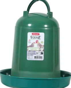 Abreuvoir pour basse-cour en plastique recyclé coloris vert Zolux Ma petite ferme - 3 L