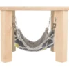 Abri avec hamac pour lapin et petit rongeur en bois non traité Trixie Sunny – Taille M