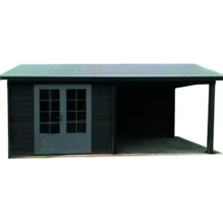Abri de jardin Antibes composite 18,5 m²