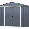 Abri de jardin métal sans plancher, couleur anthracite - TRIGANO JARDIN Yardmaster - 2.20m²