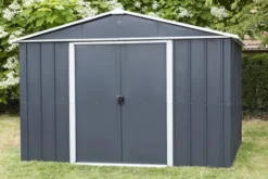 Abri de jardin métal sans plancher, anthracite TRIGANO JARDIN - Yardmaster - 6.24m²