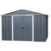 Abri de jardin métal sans plancher coloris anthracite Yardmaster Trigano - 7,9 m²