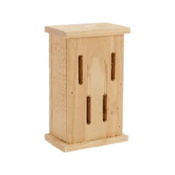 Abri à papillon en bois Douglas - 11 x 7,5 x 18,5 cm