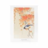 Affiche mésange sur une branche - 30 x 40 cm