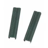Agrafe Grafit x 150 Acier plastifié Vert 20 mm