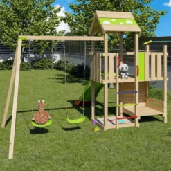 Aire de jeux bois avec bac à sable Utopia Xpression Trigano - 2,63 m