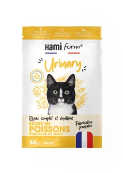 Alimentation complète pour chat poisson troubles urinaires HamiForm Urinary - pochon de 80 g