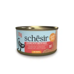 Alimentation humide pour chat pâté de sardines à la bisque Schesir - 70 g