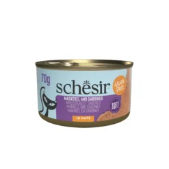 Alimentation humide pour chat maqueraux et sardines Schesir - 70 g