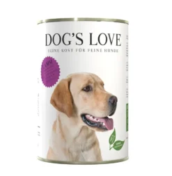 Aliment complet pour chien Dog’s Love à l’agneau en boite de 400 g