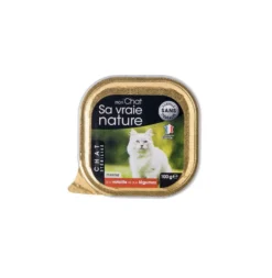 Aliment humide complet pour le chat stérilisé à la volaille et aux légumes Sa vraie nature - 100 g