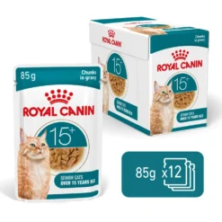 Aliment humide pour chat Royal Feline Ageing 15+ sauce - 12 x 85 g