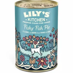Aliment humide pour chien à la dinde, saumon et légumes Lily’s Kitchen - 400 g