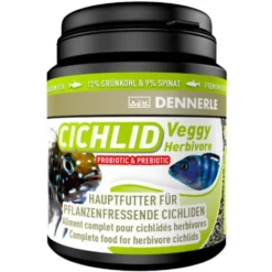 Aliment pour poisson herbivore DENNERLE Cichlid Veggy Herbivore - 90g/200ml