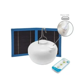 Ampoule solaire coloris blanc bulb battery