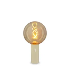 Ampoule vintage coloris beige Edy bulb g125 battery