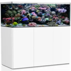 Aquarium blanc, silencieux AQUA MEDIC - modèle Armatus 575 XD, avec meuble - 575L