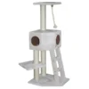 Arbre à chat avec panier et griffoir coloris beige Rover classic - 120 cm