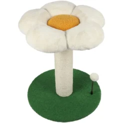 Arbre à chat coloris multicolore Coockoo Flower Power - 49 x 49 x 56 cm