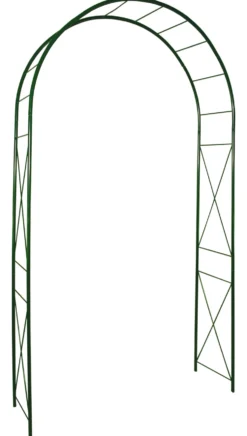 Arche double losange coloris vert sapin Louis Moulin - 130 x 40 x 250 cm