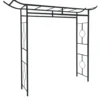 Arche en métal noir charbon Louis Moulin Zen - 175 x 50 x 237 cm