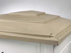 Armoire de jardin en résine résistant, GAROFALO - capacité 1005L