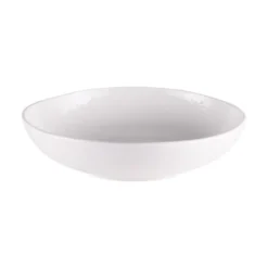 Assiette creuse en porcelaine blanche Ecume - Ø 20,5 cm