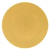Assiette à dessert coloris jaune en grès Vésuvio - Ø 21 cm