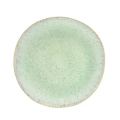 Assiette à dessert en grès réactif vert Aspen - Ø 22,5 cm