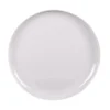 Assiette plate en porcelaine blanche Ecume - Ø 26,5 cm