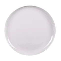 Assiette plate en porcelaine blanche Ecume - Ø 26,5 cm