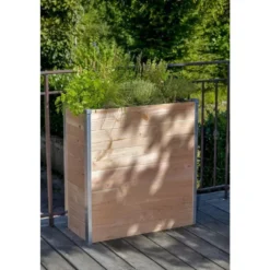 Bac de jardinage en bois Mon Petit Potager Bac O Design - 75 x 35 x 80 cm