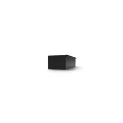 Bac de rangement noir Forge Adour - 30 x 8,6 x 6 cm