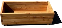 Bac en bois de Mélèze huilé Robin Hood Edelweiss - 90 x 30 x 27,5 cm