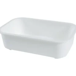 Baignoire intérieure pour les oiseaux coloris blanc en plastique Zolux - 4 x 8,5 x 14 cm