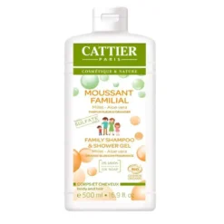 Bain mousse Familial sans sulfate Cattier 500 ml