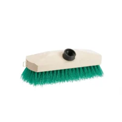 Balai brosse de pont en polypropylène beige/vert 22,5 cm