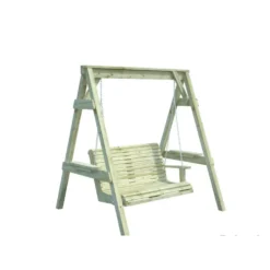 Balancelle Sigrid en bois traité autoclave Palmako - 193 x 161 cm