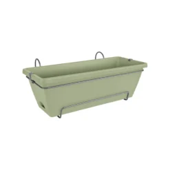 Balconnière + support Elho Barcelona - 49,5 x 27,5 x 18,5 cm Vert pistache