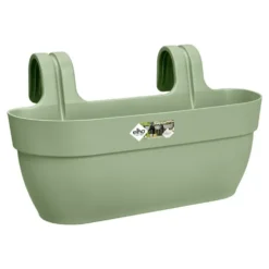 Balconnière Vibia Campana easy hanger large Elho - 46 x 24,1 cm Vert pistache