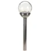 Balise solaire en verre et acier 1 lumen blanc chaud Opale Luciole