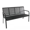 Banc de jardin 3 places en aluminium, anthracite - CREADOR MARTA