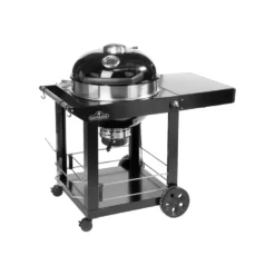 Barbecue charbon sur chariot coloris noir en acier Kettle Pro Napoléon - Ø 57 cm