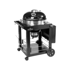 Barbecue charbon sur chariot coloris noir en acier Kettle Pro Napoléon - Ø 57 cm