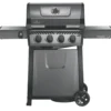 Barbecue gaz 4 brûleurs coloris gris Freestyle Napoléon - 132 x 64 x 116 cm