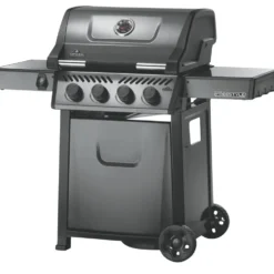 Barbecue gaz 4 brûleurs coloris gris Freestyle Napoléon - 132 x 64 x 116 cm