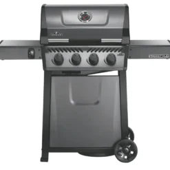 Barbecue gaz 4 brûleurs coloris gris Freestyle Napoléon - 132 x 64 x 116 cm