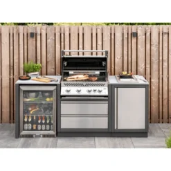 Barbecue gaz encastrable inox Napoléon BiPro 500 4 brûleurs - 82 x 63,5 x 61 cm