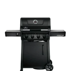 Barbecue gaz Freestyle 4 brûleurs coloris noir en inox Napoléon - 132 x 64 x 116 cm